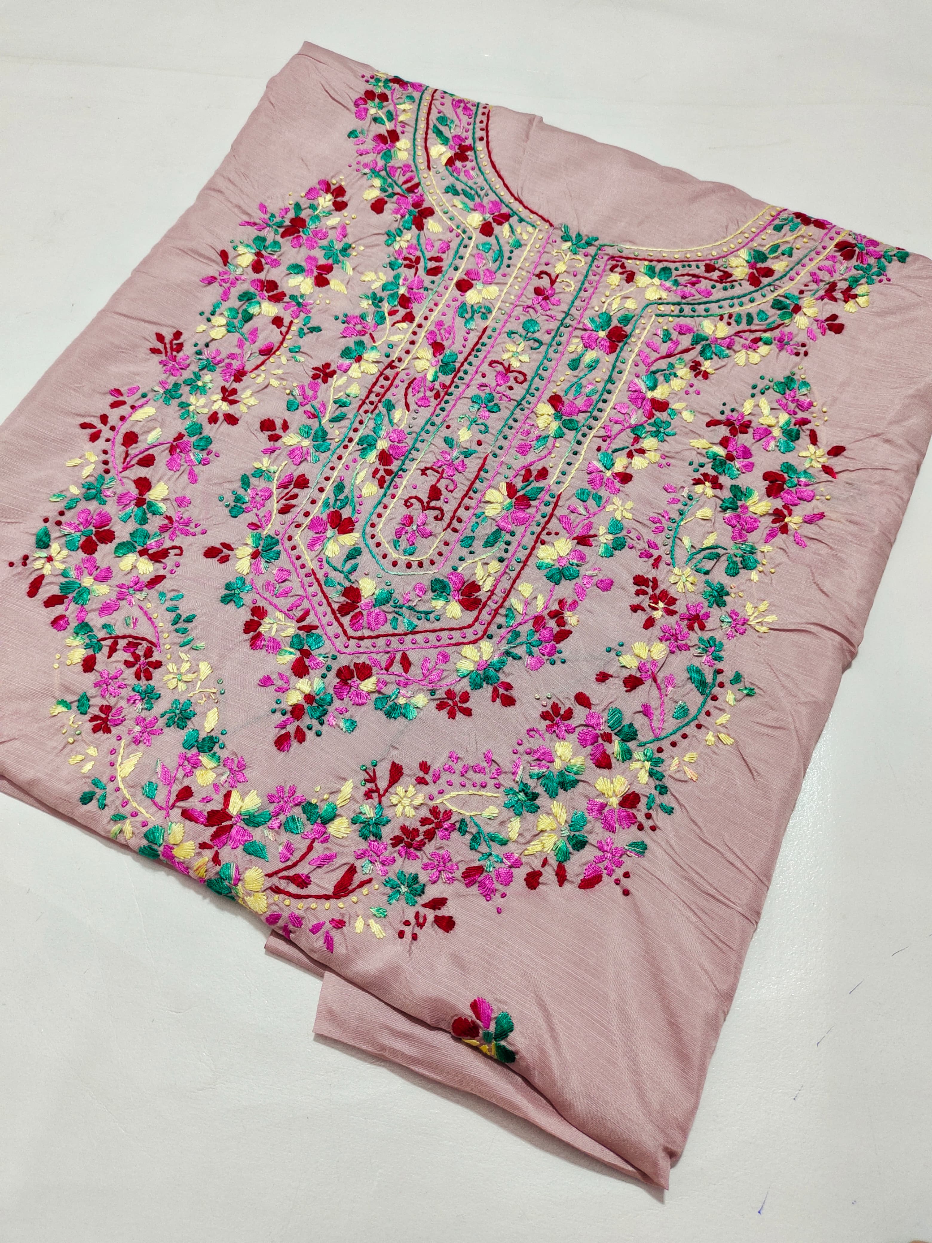 Blush Grace – Light Pink Chunri Kundan Gotta Chiffon Set